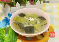 The first rock sugar barley and winter melon Illustration of how to make leather 9