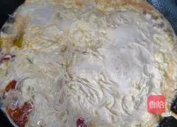 Staple food│Tomato and egg noodles Illustration of a simple stomach-warming breakfast recipe 7