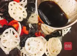 Illustration of how to make fungus and lotus root 7