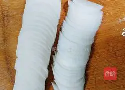 Illustration of how to make radish ball soup 2