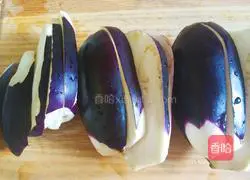 Illustration of how to make cold eggplant 2