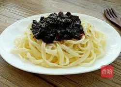 Illustration of Korean fried noodles 9