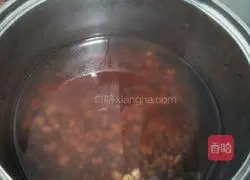 Illustration of how to make barley and red bean water 14