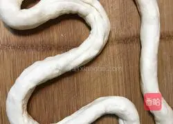 Illustration of how to make longevity noodles (one noodle) 6