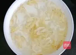Illustration of how to make celery leaf carrot egg pancake 1