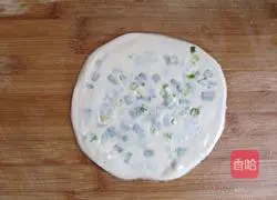Illustration of how to make dumpling skin scallion pancake 4