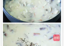 Chicken Cream Mushroom Soup Recipe Illustration 3