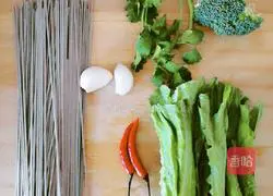 Weight loss meal ~ Illustration of how to make cold soba noodles 1