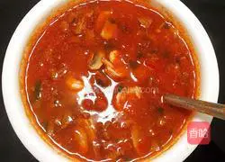 Appetizer seafood soup recipe illustration 6