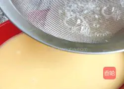 Illustration of how to make tender egg custard 5