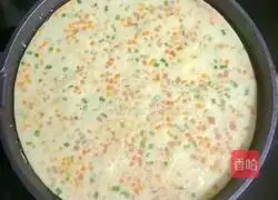 Illustration of how to make ham, carrot and egg pancake 9