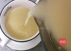 Illustration of how to make millet and white fungus pulp 12