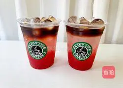 American style illustration of pomegranate ice 8