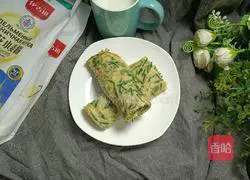 Chive Pancakes - Magic Flour Recipe Illustration 10