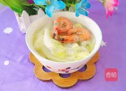 Illustration of cabbage and shrimp soup 14