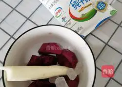 Yam and purple sweet potato milk Illustration of how to do it 1