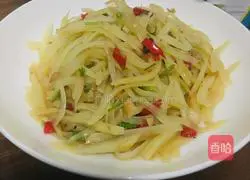 Illustration of how to make cold shredded potatoes 5