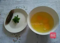 Illustration of how to make steamed sea cucumber and egg custard 1 