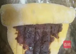 Illustration of how to make bean paste buns 16