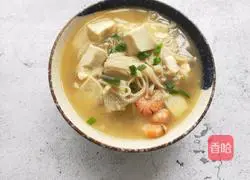 Enoki mushroom tofu soup recipe 11