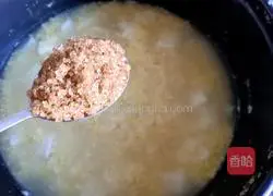 Illustration of how to make healthy yam and millet soup 7