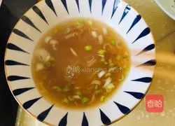 Illustration of how to make dragon noodles in clear soup 6
