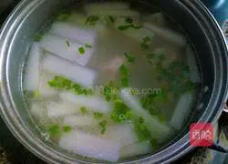 White radish pork ribs soup recipe 8