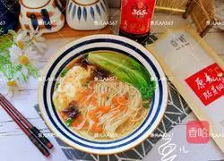 Illustration of how to make clear soup noodles 12