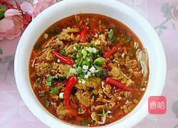 Illustration of how to make boiled pork slices 16