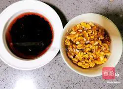 Walnut black rice soy milk recipe illustration 3