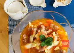 Illustration of how to make borscht 18