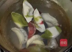 Illustration of how to make colorful dumplings 8