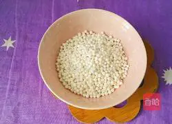 Strawberry Orange Illustration of how to make milky sago 2