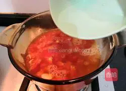 Recipe for shrimp tomato noodles Illustration 12