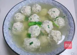 Tofu Meatball Soup Recipe Illustration 14