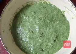 Illustration of how to make two-color hair cake 4