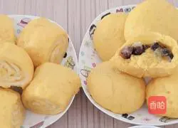 Illustration of how to make pumpkin milk steamed buns 11