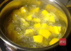 Mango Illustration of how to make rock sugar drink 4