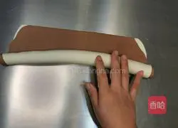 Illustration of how to make cocoa thread bean paste buns 8