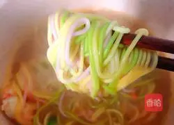 Colorful Shrimp Noodles Recipe Illustration 11