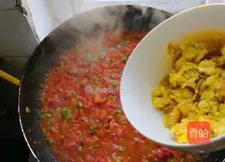 Illustration of how to make tomato noodles 7