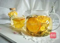 Illustration of how to make the creative fruit dish Vigo Dried Tea C 7