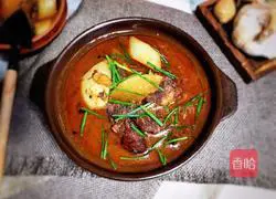 Illustration of how to make radish stewed with beef bone soup 13