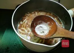 Illustration of how to make sugar noodles 6