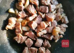 Tomato beef brisket Illustration of how to make soup 3