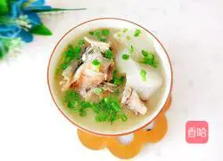White radish and fish head soup recipe 1