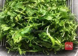 Shepherd's purse vegetarian Illustration of how to make dumplings 1