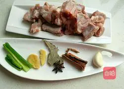 Braised pork ribs Illustration of how to do it 1