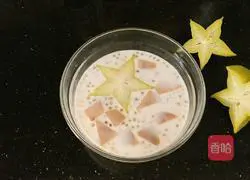 Illustration of how to make carambola, taro and sago 16