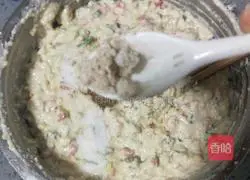 Illustration of how to make tofu and mixed vegetable cakes 13